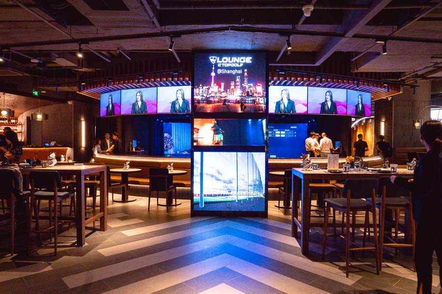 Lounge by TopGolf is an entertainment venue from the UK that has opened it's first outpost in Shanghai, China. Photo by Rachel Gouk @ Nomfluence.