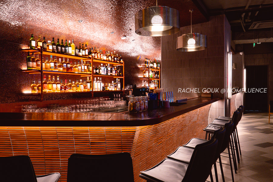 Lounge by Topgolf is a sports entertainment destination in Shanghai that has mini golf and digitized games, and a restaurant and bar. Photo by Rachel Gouk @ Nomfluence
