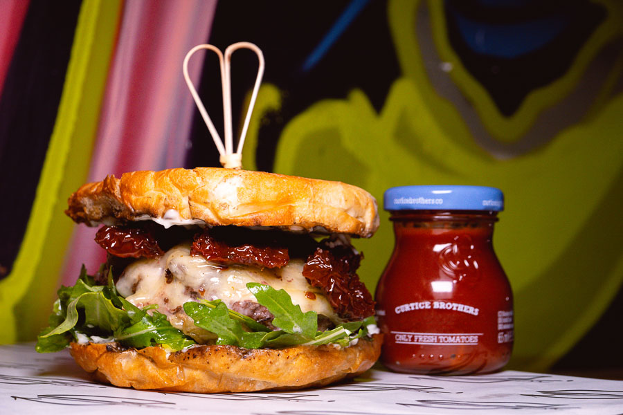 Broadway Burger at UP Shanghai. Shanghai Burger Month 2021 is a moth dedicated to the love of burgers, brought to you by food & drink blog Nomfluence.