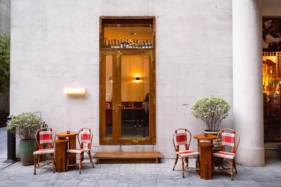 The Warehouse, a micro wine bar and wine shop in Xuhui, Shanghai. Photo by Rachel Gouk @ Nomfluence.