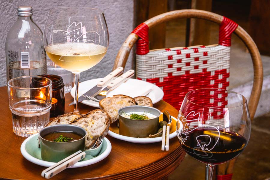 Food & wine at the Warehouse, a micro wine bar and wine shop in Xuhui, Shanghai. Photo by Rachel Gouk @ Nomfluence.