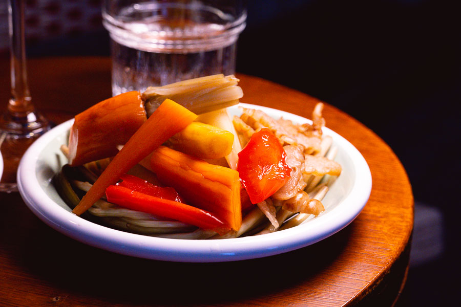 Food at the Warehouse, a micro wine bar and wine shop in Xuhui, Shanghai. Photo by Rachel Gouk @ Nomfluence.