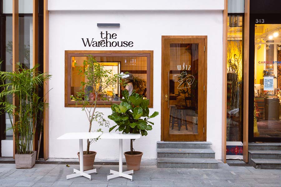 The Warehouse, a micro wine bar and wine shop in Xuhui, Shanghai. Photo by Rachel Gouk @ Nomfluence.