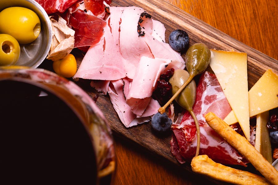 Food at the Warehouse, a micro wine bar and wine shop in Xuhui, Shanghai. Photo by Rachel Gouk @ Nomfluence.
