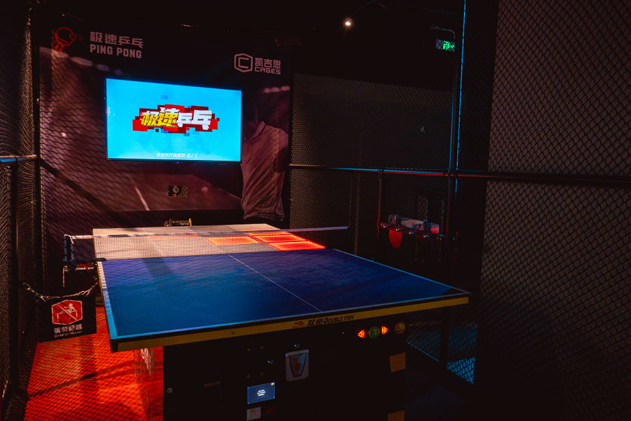 Cages Huangpu is an all-in-one sports bar, restaurant, and entertainment destination near West Bund, Shanghai. Photo by Rachel Gouk @ Nomfluence.