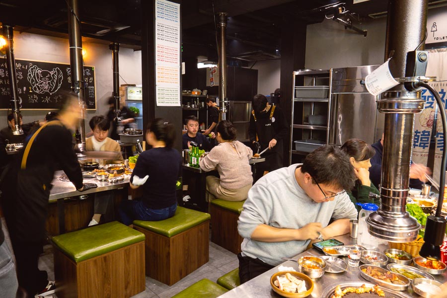 Fafu is a Korean barbecue restaurant in Jing'an, Shanghai. Photo by Rachel Gouk @ Nomfluence.