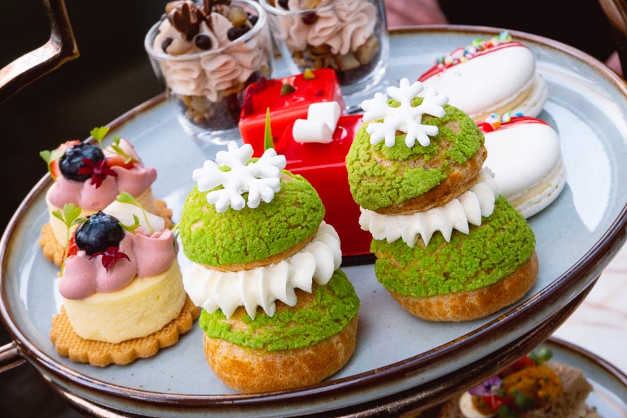 Festive afternoon tea at Highline Shanghai. Photo by Rachel Gouk @ Nomfluence.