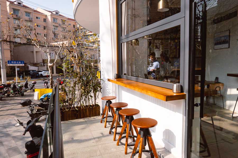 Spread, a cafe bar in Jing'an, Shanghai that does tartines and wine. Photo by Rachel Gouk @ Nomfluence.