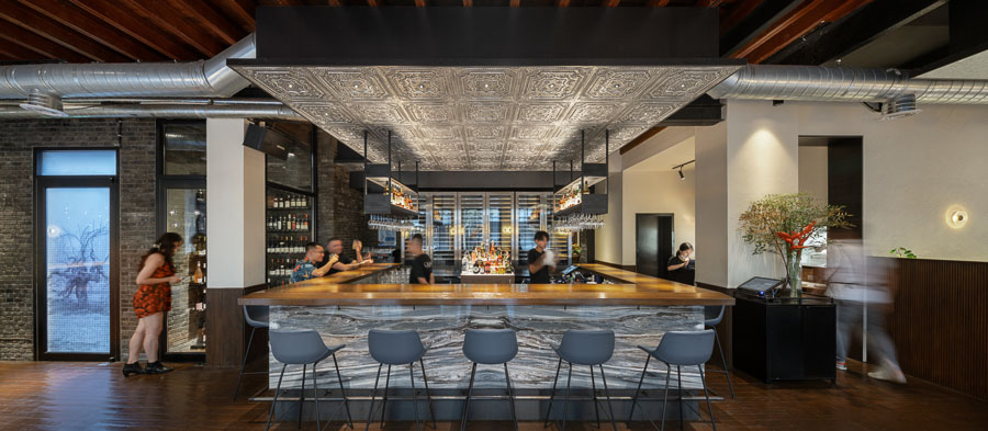 Crush is a modern American wine bistro in Jing'an, Shanghai that also does a free-flow brunch.