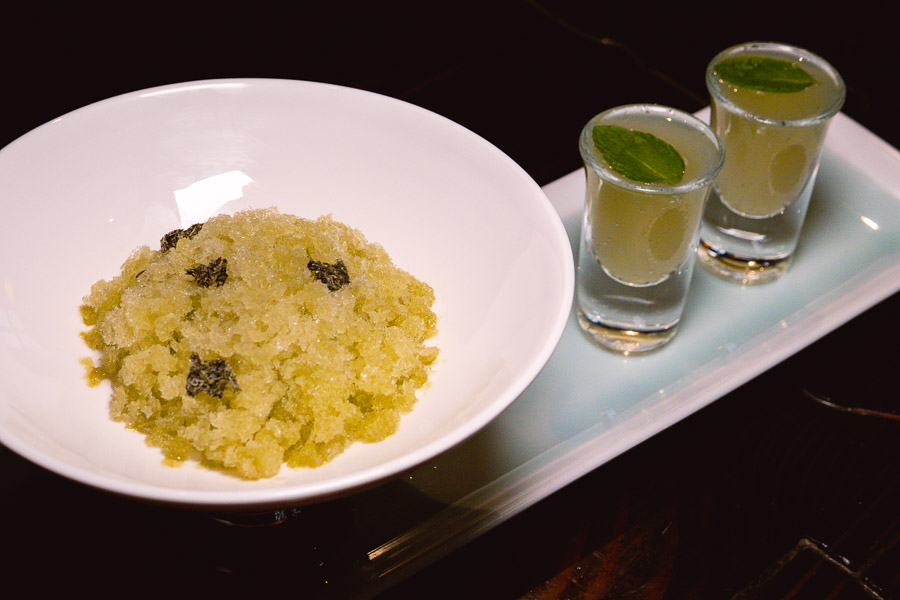 Artemisia sorbet. Xibo is a fantastic Xinjiang restaurant in Shanghai that has a diverse menu of ethnic dishes. Photo by Rachel Gouk @ Nomfluence.