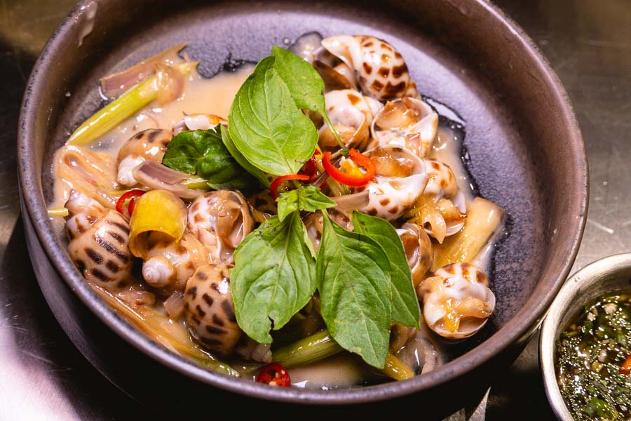 Seafood at Bun Cha Cha Grill, a Vietnamese barbecue restaurant in Shanghai. Photo by Rachel Gouk @ Nomfluence.