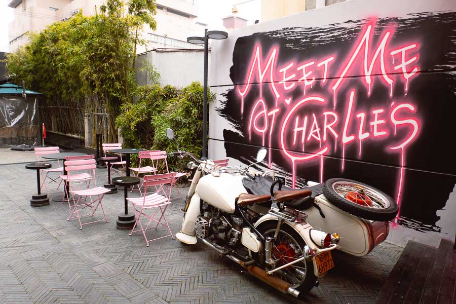 Charlie's burger joint in collaboration with Beijing's Great Leap Brewing has opened Charlie's Beer Garden in Jing'an, Shanghai. Photo by Rachel Gouk @ Nomfluence.