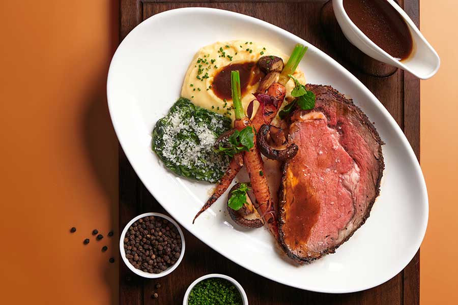 Prime rib at Highline Shanghai.