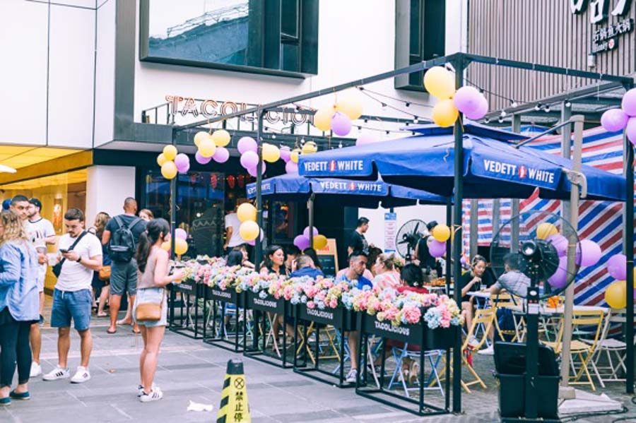 Tacolicious, a restaurant and bar in Shanghai. Terrace happy hours in Shanghai. @ Nomfluence