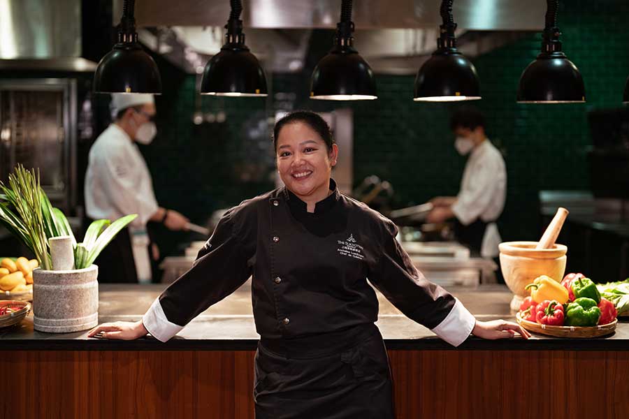 Chef Anchalee Luadkham, URBAN Cafe, The Sukhothai Shanghai. 