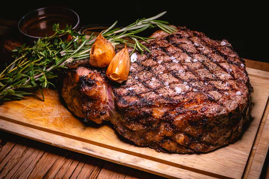 Steak and seafood at Cuivre, a French restaurant in Shanghai. Photo by Rachel Gouk @ Nomfluence.