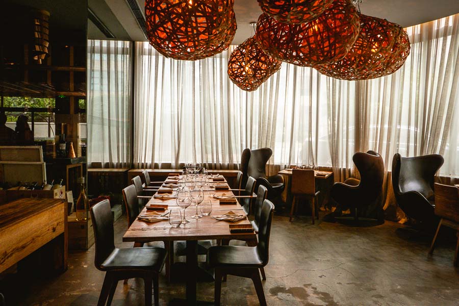 Steak and seafood at Cuivre, a French restaurant in Shanghai. Photo by Rachel Gouk @ Nomfluence.