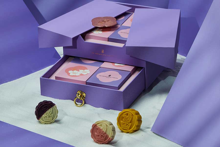 Mooncake gift boxes from The Portman Ritz-Carlton Shanghai