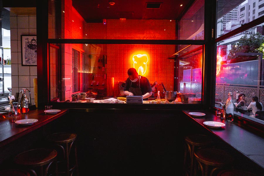 Yaya's Pasta Bar is a restaurant and bar in Shanghai serving fresh pasta with Chinese flavors and ingredients. Photo by Rachel Gouk @ Nomfluence