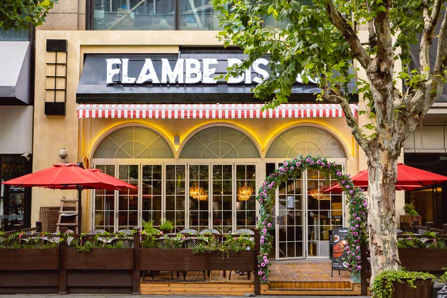 Flambe is a Viennese restaurant in Shanghai that serves flame-grilled ribs and traditional Austrian dishes. Photo by Rachel Gouk @ Nomfluence.