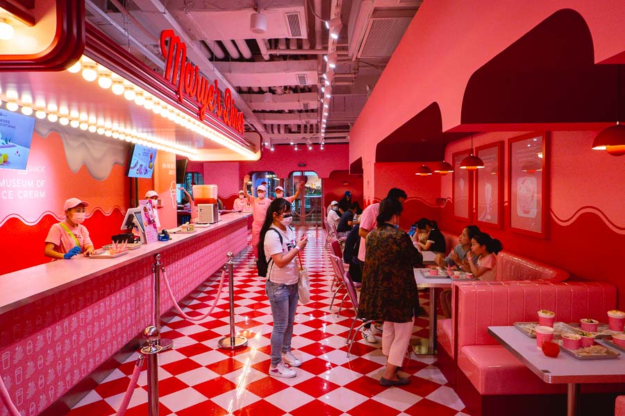 World famous attraction Museum of Ice Cream opens in Shanghai at Qiantan Taikoo Li. Photo by Rachel Gouk @ Nomfluence.