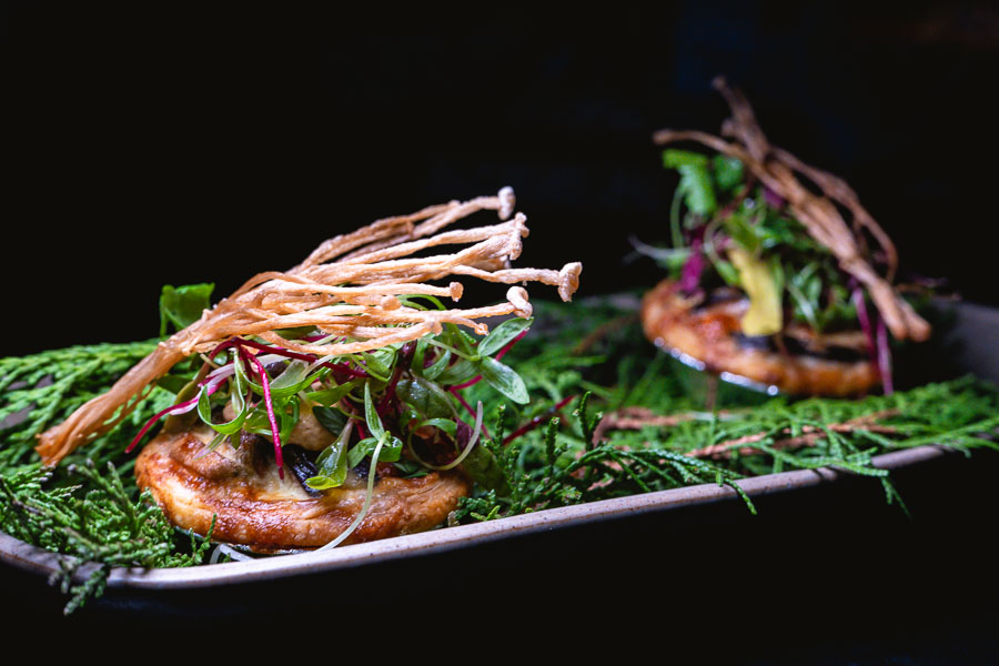 Seasonal menu featuring mushrooms from Yunnan, China at The Nest, a popular restaurant and bar on The Bund, Shanghai. Photo by Rachel Gouk @ Nomfluence. 