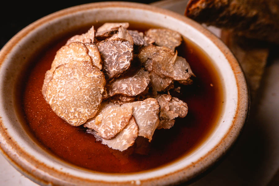 Seasonal menu featuring mushrooms from Yunnan, China at The Nest, a popular restaurant and bar on The Bund, Shanghai. Photo by Rachel Gouk @ Nomfluence. 