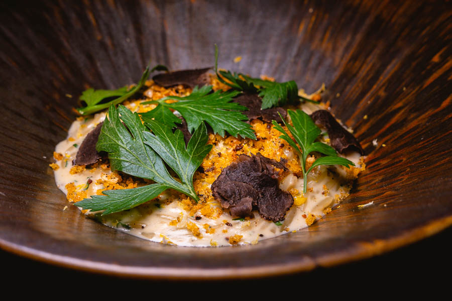 Seasonal menu featuring mushrooms from Yunnan, China at The Nest, a popular restaurant and bar on The Bund, Shanghai. Photo by Rachel Gouk @ Nomfluence. 