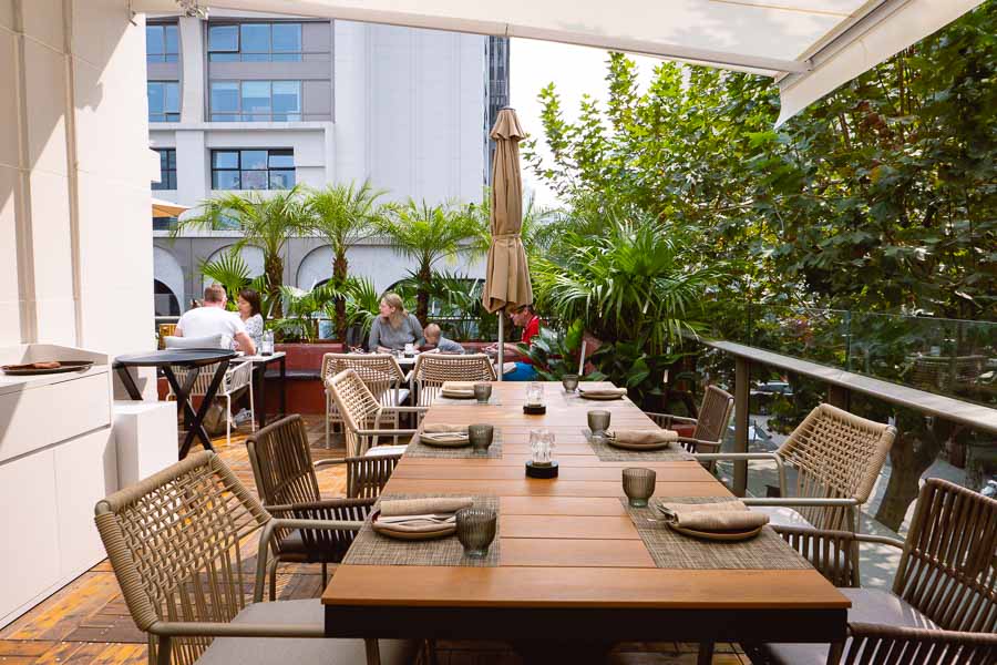 Bhacus grill restaurant for brunch in Shanghai. Photo by Rachel Gouk @ Nomfluence.