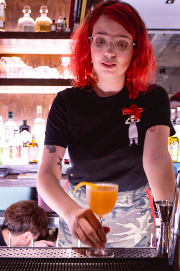 Bartender Ana Souza, founder of Post No Bills, cocktail bar in Jing'an, Shanghai. Photo by Rachel Gouk @ Nomfluence.