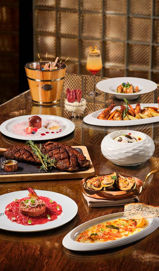 1515 West Chophouse & Bar is a steakhouse at the Jing An Shangri-La Shanghai.