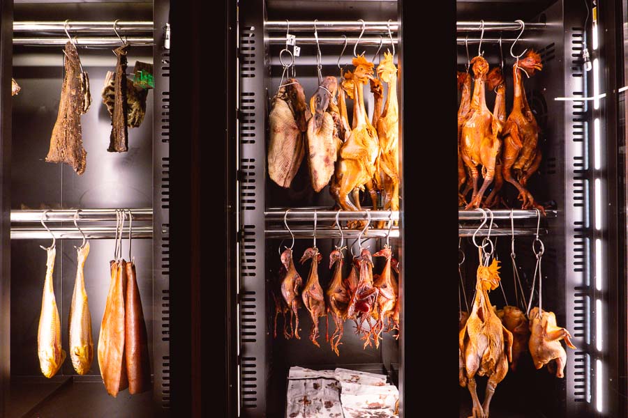 The Merchants Shanghai, a restaurant that does dry aged fish and fowl, grilled over open flame. Photo by Rachel Gouk @ Nomfluence.