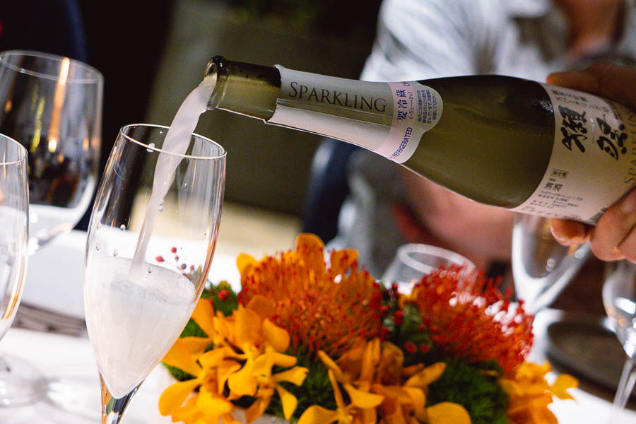 Sui Tang Li at The Middle House Shanghai has a sake pairing dinner with Dassai. Photo by Rachel Gouk @ Nomfluence.
