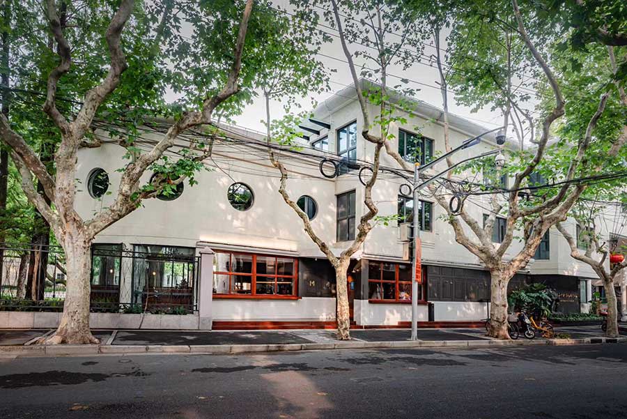 The Merchants Shanghai is a fine grill restaurant that specializes in dry aged fish and fowl, cooked on a wood fired grill.