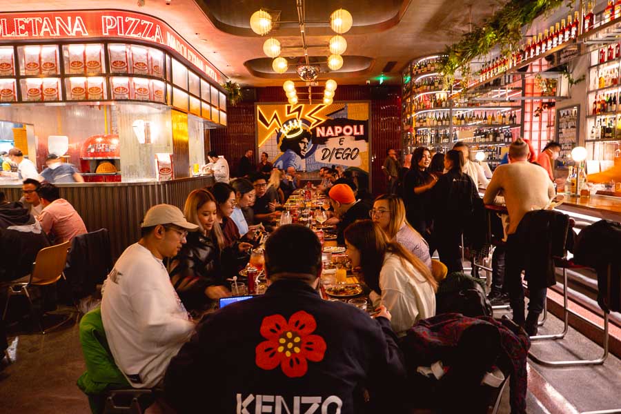 Bottega Shanghai, an Italian restaurant specializing in Neapolitan pizzas. Photo by Rachel Gouk @ Nomfluence