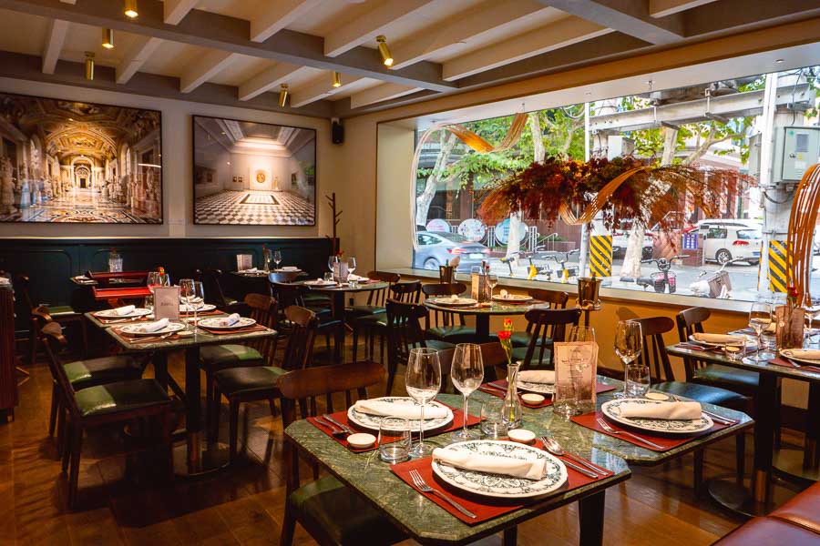 Bella Vita Bistro is a classic Italian restaurant in Xuhui, Shanghai. Photo by Rachel Gouk @ Nomfluence.