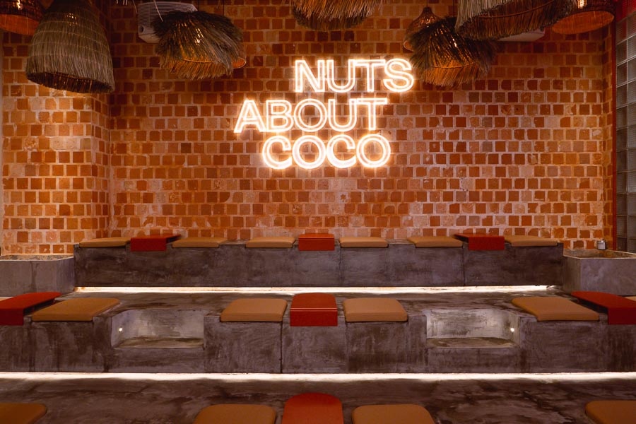 CocoCrew, a coconut drinks concept by the Bottega group opens in Xuhui. Photo by Rachel Gouk @ Nomfluence.