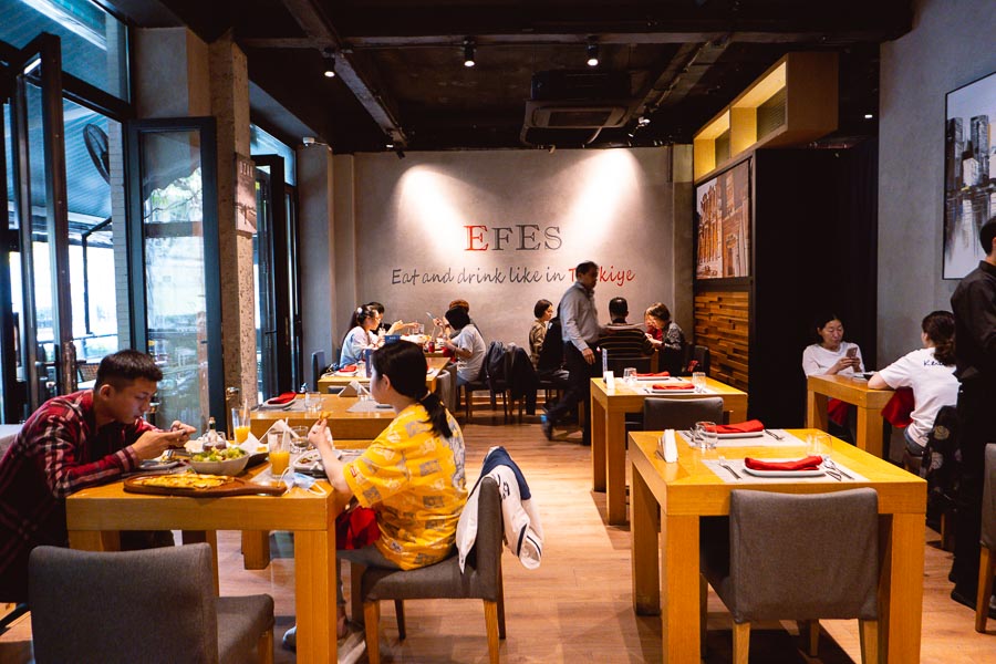 Turkish restaurant Efes opens in Puxi. Photo by Rachel Gouk @ Nomfluence.