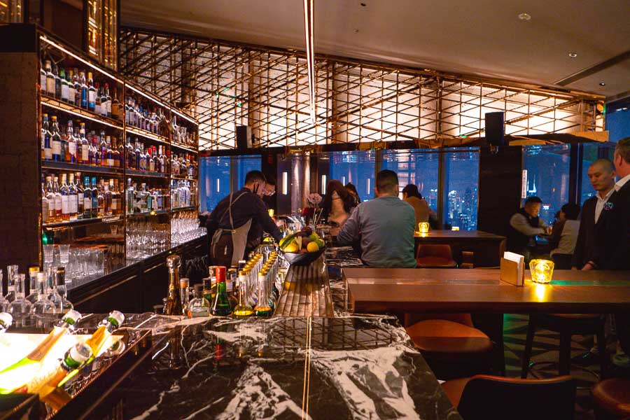 Iconic rooftop bar Flair at The Pudong Ritz-Carlton Shanghai reopens. Photo by Rachel Gouk @ Nomfluence.