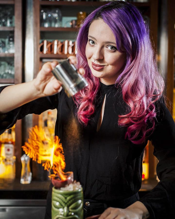 Bartender Ana Souza, founder of Post No Bills, cocktail bar in Jing'an, Shanghai. @ Nomfluence.