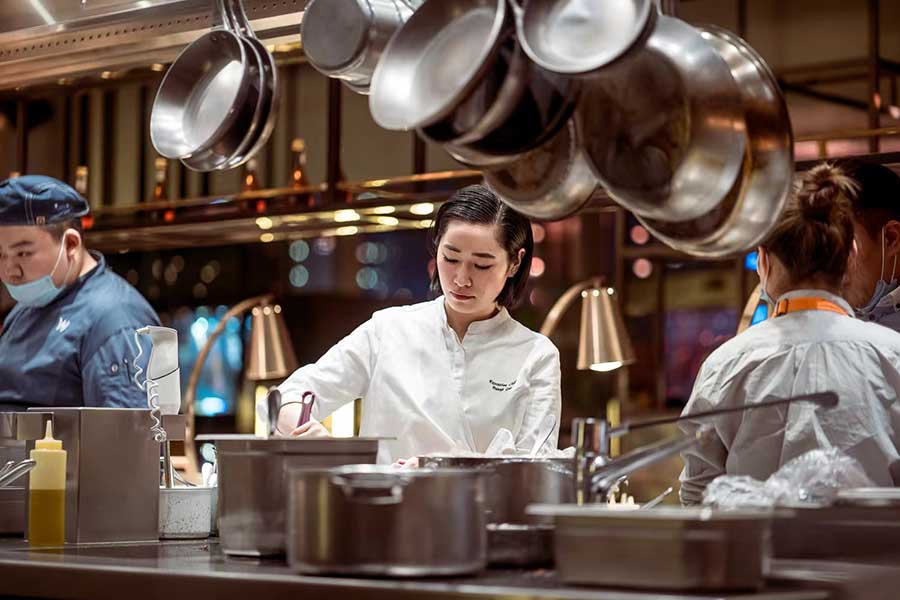 Shanghai-based chef Danyi Gao, co-founder of Shake Restaurant & Bar, Bun Cha Cha, Bun Cha Cha Grill, and Black Rock. @ Nomfluence