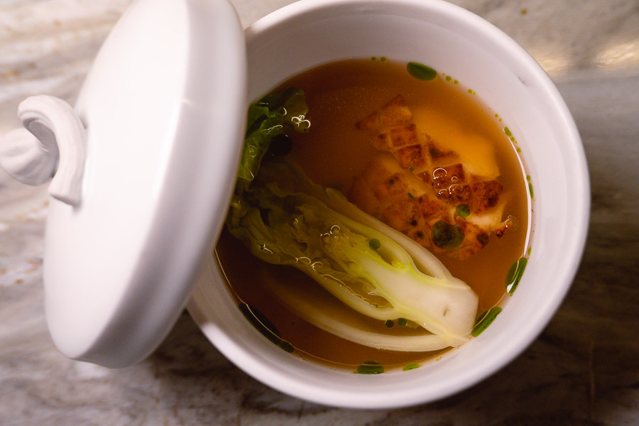 Modern Chinese food at Collectif, a restaurant in Shanghai that highlights Chinese ingredients. Photo by Rachel Gouk @ Nomfluence