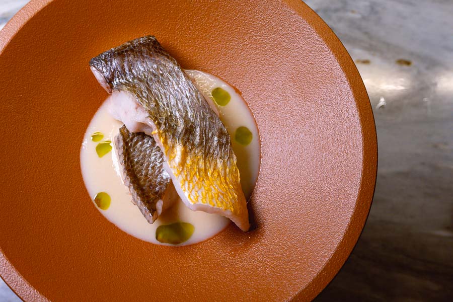 Modern Chinese food at Collectif, a restaurant in Shanghai that highlights Chinese ingredients. Photo by Rachel Gouk @ Nomfluence