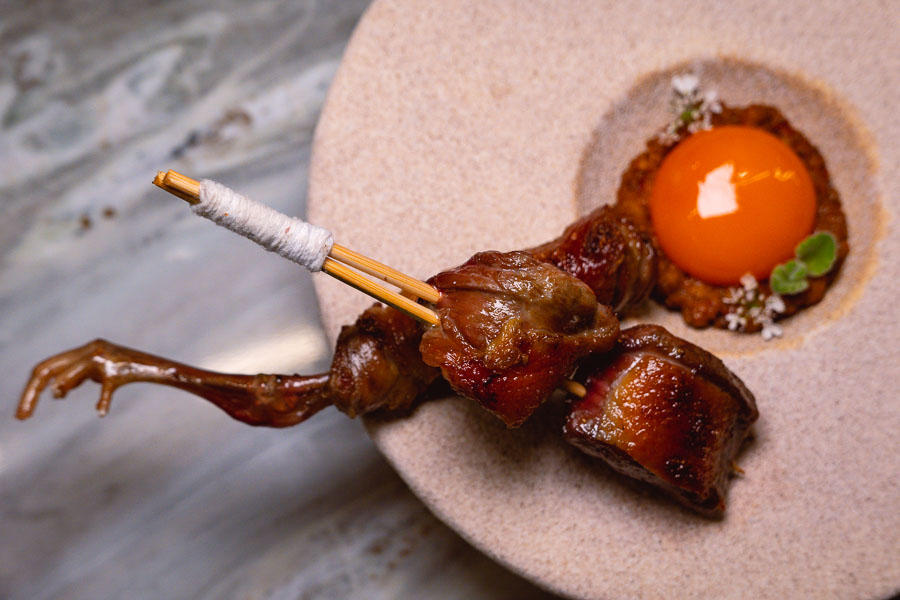 Modern Chinese food at Collectif, a restaurant in Shanghai that highlights Chinese ingredients. Photo by Rachel Gouk @ Nomfluence