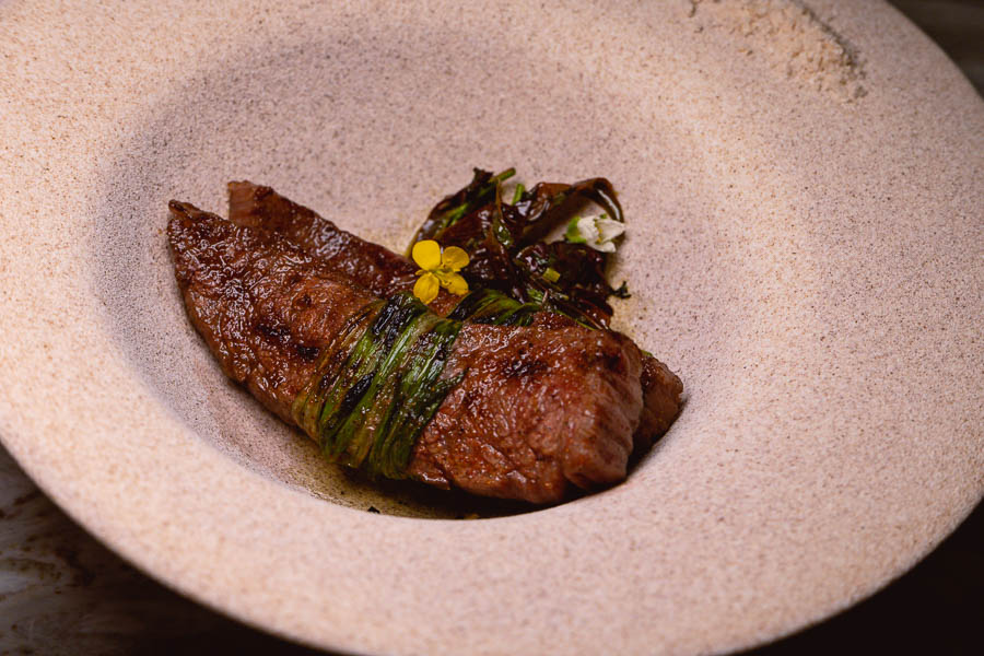 Modern Chinese food at Collectif, a restaurant in Shanghai that highlights Chinese ingredients. Photo by Rachel Gouk @ Nomfluence