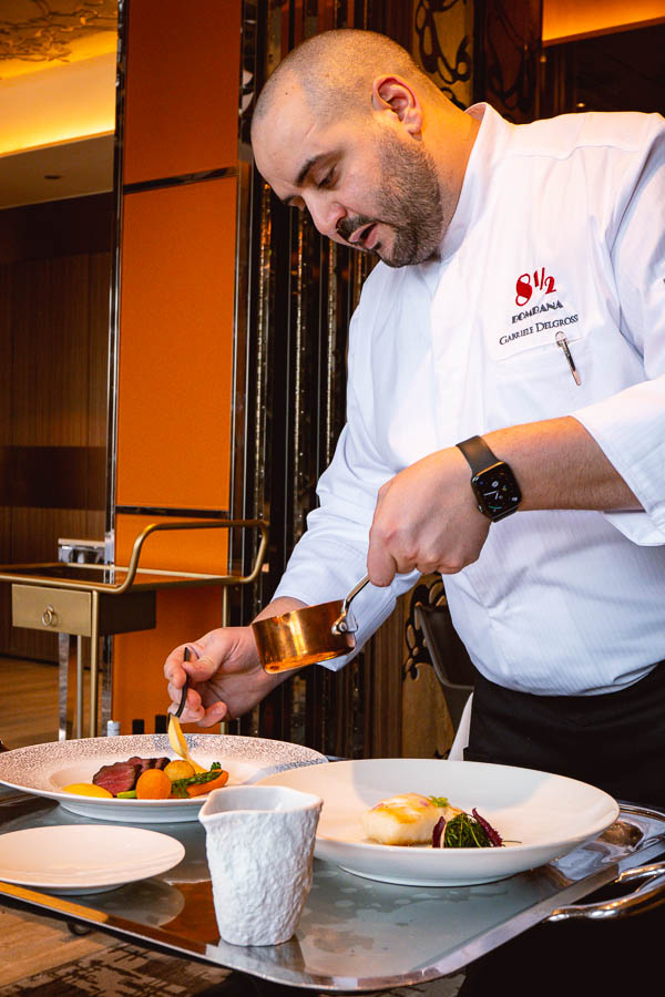 Gabriele Delgrossi, chef de cuisine. 8 1/2 Otto e Mezzo BOMBANA is a Michelin two-star Italian restaurant in Shanghai. Photo by Rachel Gouk @ Nomfluence.