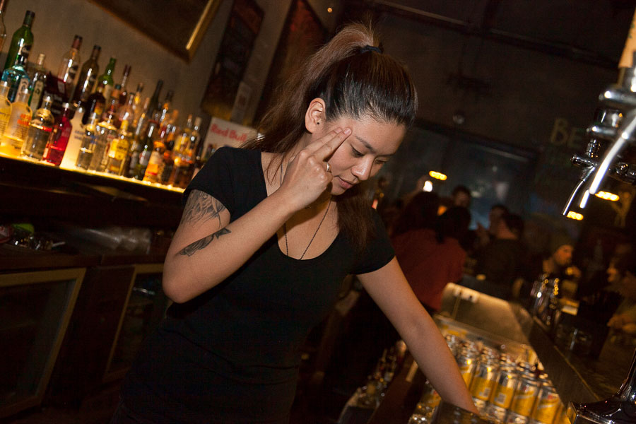 Ting Ting Liang, founder-operator of Shanghai venues roller-disco RIINK and cocktail bar ROXIE.