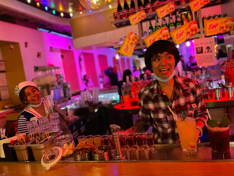 Ting Ting Liang, founder-operator of Shanghai venues roller-disco RIINK and cocktail bar ROXIE.