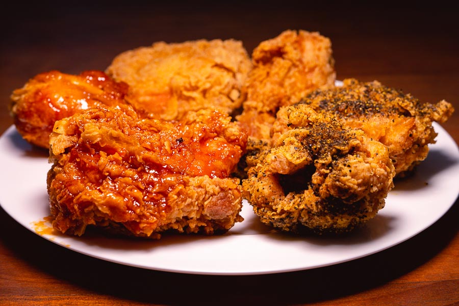 The best fried chicken in Shanghai at bbq chicken. Photo by Rachel Gouk @ Nomfluence