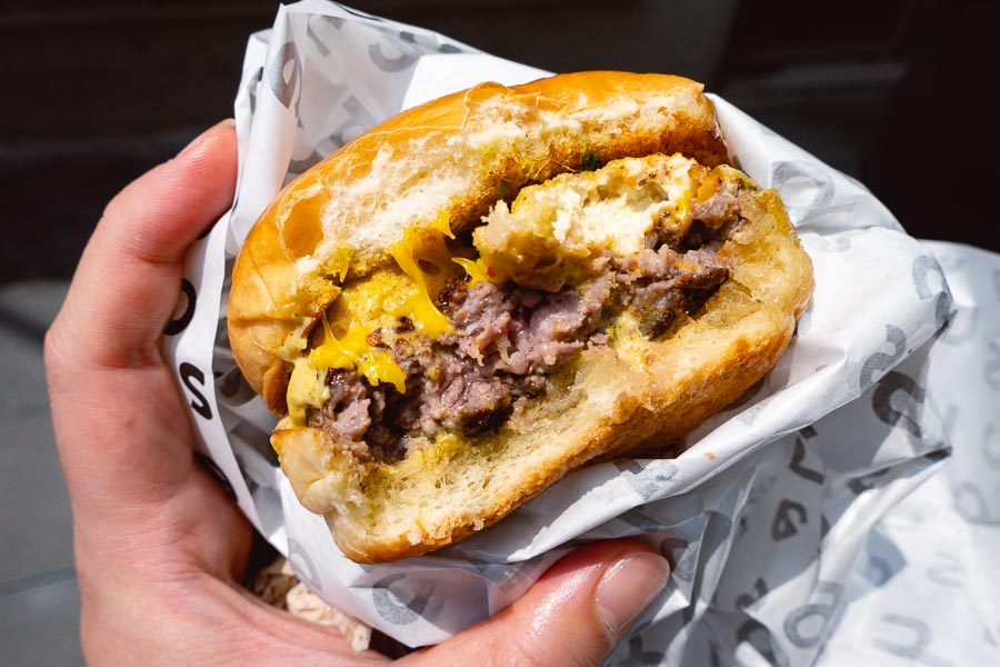 Sensational burgers at this hole-in-the-wall in Xuhui district. Is it worth it? Photo by Rachel Gouk @ Nomfluence